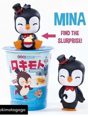 T14 Rokimoto Wave 2 Cup Vinyl Figure - Mina The Penguin